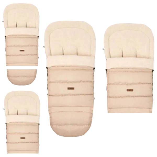 Husă pentru cărucior Zaffiro iGrow 4.0 Wool Premium Poliester / Beige photo 3