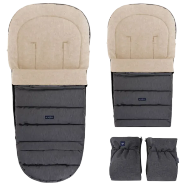 Чехол для детской коляски Zaffiro iGrow 4.0 Wool Premium Полиэстер / Графит photo 3