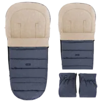 Husă pentru cărucior Zaffiro iGrow 4.0 Wool Premium Poliester / Blue photo 3