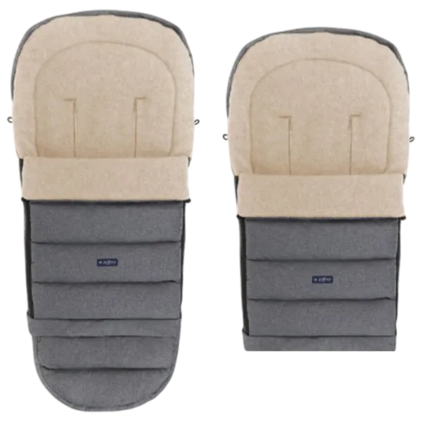 Husă pentru cărucior Zaffiro iGrow 4.0 Wool Premium Poliester / Gray photo 2