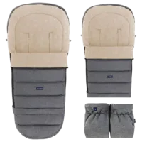 Husă pentru cărucior Zaffiro iGrow 4.0 Wool Premium Poliester / Gray photo 3