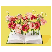 Картина по номерам BrushMe Книга на родном языке BS53995 50 x 40 см / Горизонтальная