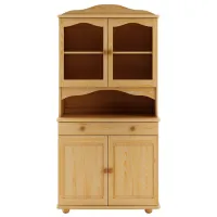 Dulap cu vitrină Drewmax KW102  PAL / Multicolor