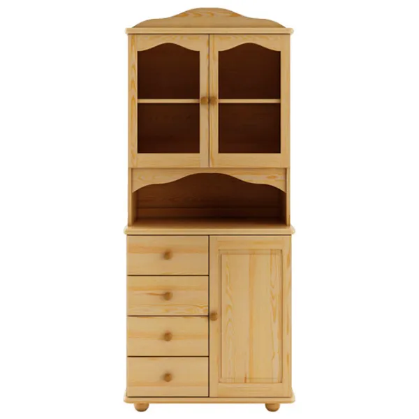 Dulap cu vitrină Drewmax KW104  PAL / Multicolor photo 1