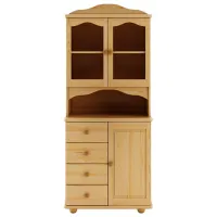Dulap cu vitrină Drewmax KW104  PAL / Multicolor