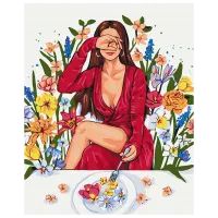 Картина по номерам BrushMe Вкус весны BS54030 50 x 40 см / Вертикальная