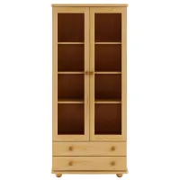 Витрина для гостиной Drewmax KW115  ДСП / Разноцветный