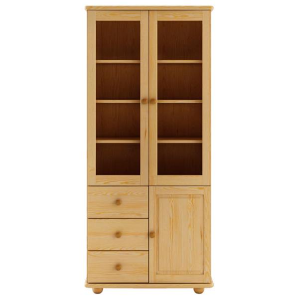 Dulap cu vitrină Drewmax KW116  PAL / Multicolor photo 1