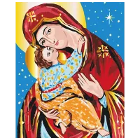 Картина по номерам BrushMe Святая любовь BS53969 50 x 40 см / Вертикальная