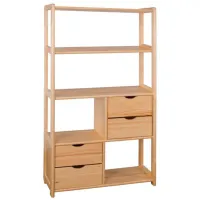 Стеллаж Drewmax RG141  150 x 80 x 30см cm / ЛДСП / Разноцветный