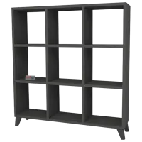 Стеллаж Nex Home Square 100 x 88 x 19.7см cm / ЛДСП / Anthracite