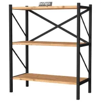 Стеллаж Nex Home 15-05-02 85 x 66 x 35см cm / ЛДСП / Black