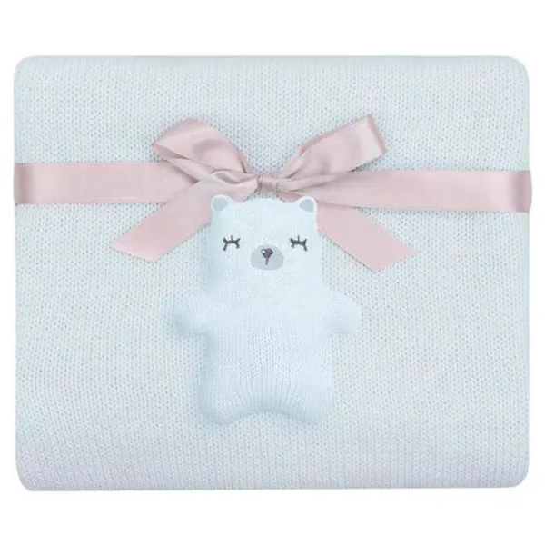 Одеяло Kikka Boo Bear With Me  Хлопок / Синий photo 1