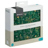 Pătură Kikka Boo Secret Garden  Muslin / Green