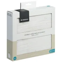 Pătură Kikka Boo Sleepy Sheep  Muslin / White