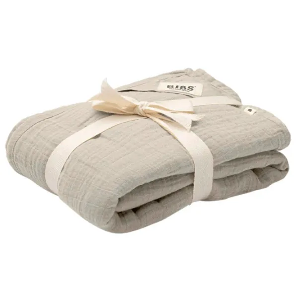 Pătură Bibs Swaddle  Muslin / Sand photo 1