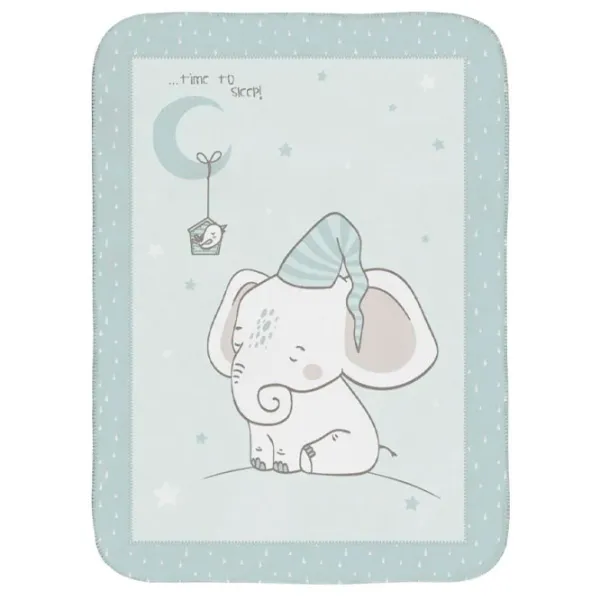 Одеяла KikkaBoo Elephant Time  Полиэстер / Зеленый photo 1