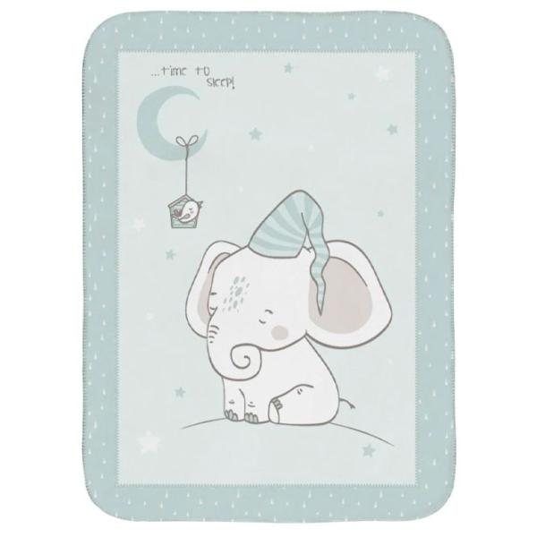 Одеяла KikkaBoo Elephant Time  Полиэстер / Зеленый photo 1