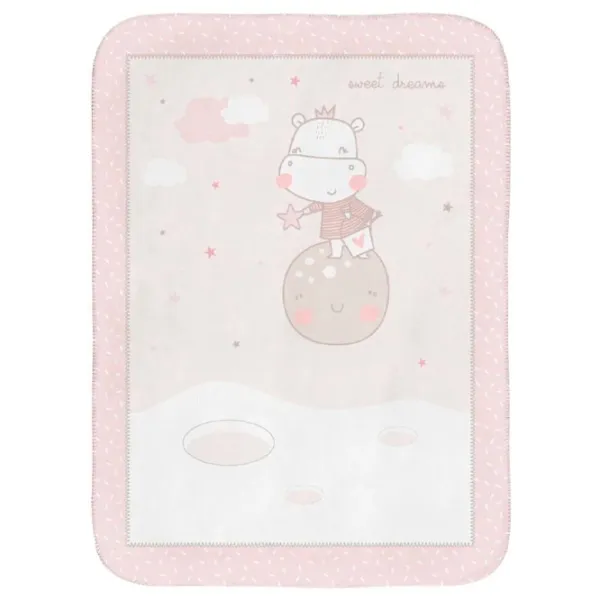 Одеяла Kikka Boo Hippo Dreams  Полиэстер / Розовый photo 1
