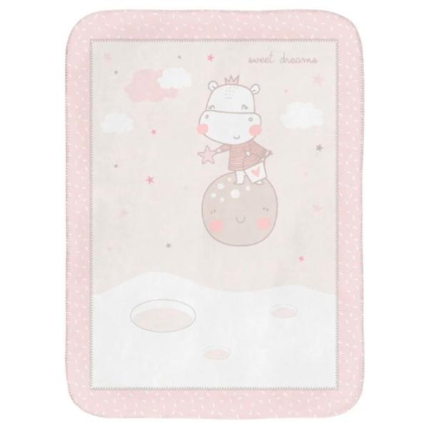 Одеяла Kikka Boo Hippo Dreams  Полиэстер / Розовый photo 1