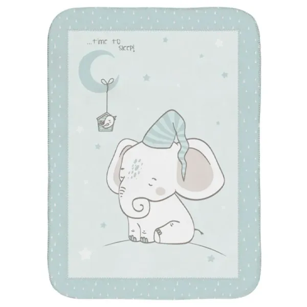 Одеяла KikkaBoo Elephant Time  Полиэстер / Зеленый photo 1