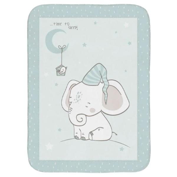 Одеяла KikkaBoo Elephant Time  Полиэстер / Зеленый photo 1