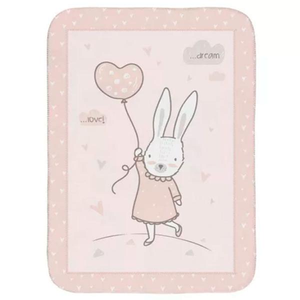 Одеяла Kikka Boo Rabbits in Love  Полиэстер / Розовый photo 1