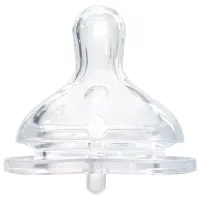 Tetină pentru biberon Kikka Boo Drops M Unisex / / Transparent