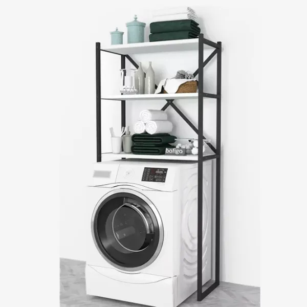 Шкаф для стиральных машин Nex Home 13-03-01  ДСП / Белый photo 2