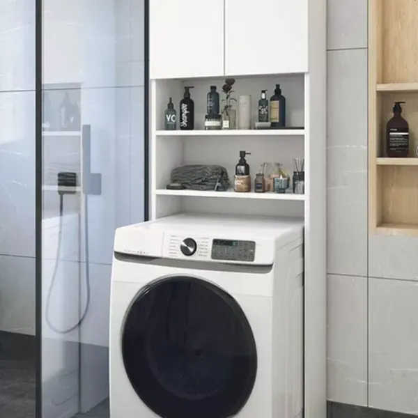 Шкаф для стиральных машин Nex Home 12-03-01  ДСП / Белый photo 3