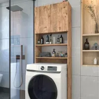 Dulap pentru mașini de spălat Nex Home 12-03-02 PAL / Lemn natural photo 3