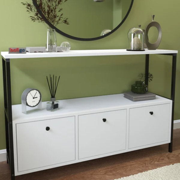 Консольный стол Nex Home 29-03-01  Белый / Металл photo 2 Консольный стол Nex Home 29-03-01  Белый / Металл photo 2