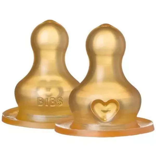 Tetină pentru biberon Bibs Medium flow Unisex / / Yelow photo 1