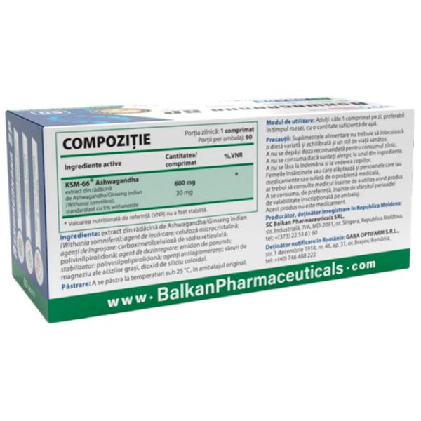 Stimulatoare de testosteron Balkan Pharmaceuticals Ashwagandha BP (N60) 60 photo 2 Stimulatoare de testosteron Balkan Pharmaceuticals Ashwagandha BP (N60) 60 photo 2
