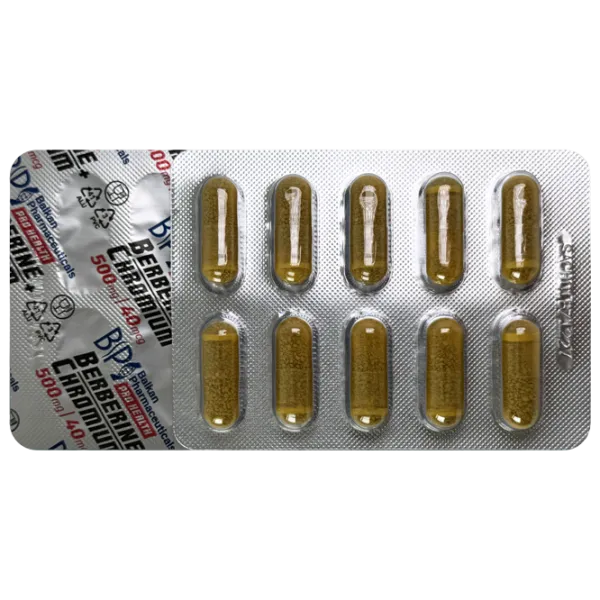 Condroprotectoare Balkan Pharmaceuticals Berberine+Chromium (4840982012662-1) 500 g photo 2 Condroprotectoare Balkan Pharmaceuticals Berberine+Chromium (4840982012662-1) 500 g photo 2