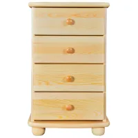 Комод Drewmax KD161 76 x 45 x 42см / Дерево / Разноцветный