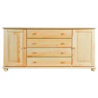 Комод Drewmax KD163 76 x 165 x 42см / Дерево / Разноцветный