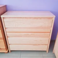 Комод Drewmax KD175 85 x 90 x 40см / Дерево / Разноцветный photo 2