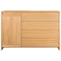 Comodă Drewmax KD173 85 x 133 x 40 / Lemn / Multicolor