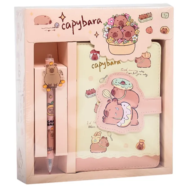 Carnet de notițe New World Capybara Beige / A5 photo 1 Carnet de notițe New World Capybara Beige / A5 photo 1