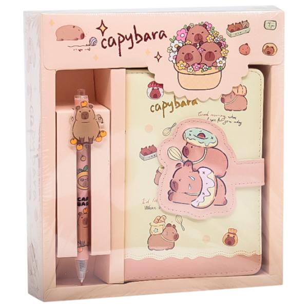Carnet de notițe New World Capybara Beige / A5 photo 1 Carnet de notițe New World Capybara Beige / A5 photo 1