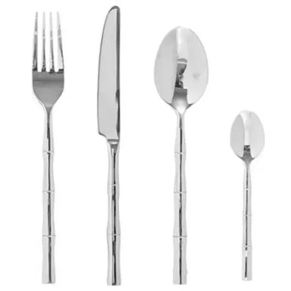 Set tacâmuri Promstore Bambou  Inox / 24 photo 1