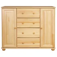 Комод Drewmax KD117 100 x 118 x 47см / Дерево / Разноцветный