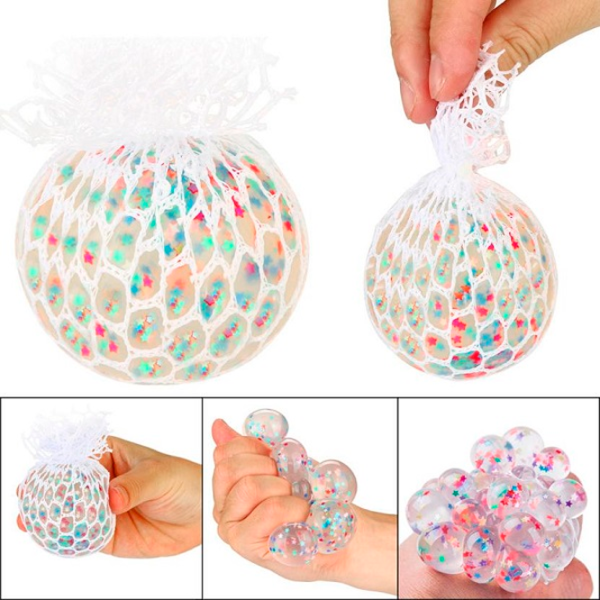 Jucărie antistres Essa Toys Mesh Ball Multicolor / 6+ photo 3