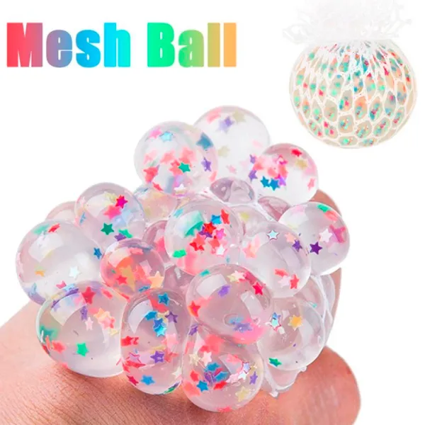 Jucărie antistres Essa Toys Mesh Ball Multicolor / 6+ photo 5