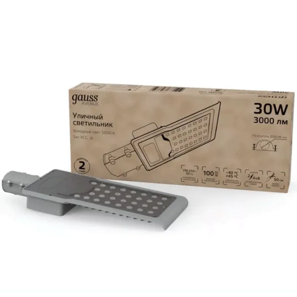 Corp de iluminat LED GAUSS Avenue 30 W /  photo 2 Corp de iluminat LED GAUSS Avenue 30 W /  photo 2
