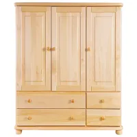 Комод Drewmax KD166 125 x 125 x 42см / Дерево / Разноцветный