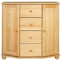 Комод Drewmax KD129 100 x 100 x 47см / Дерево / Разноцветный