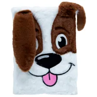 Блокнот New World Dog face Коричневый / A5