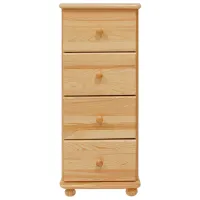 Комод Drewmax KD112 100 x 40 x 47см / Дерево / Разноцветный